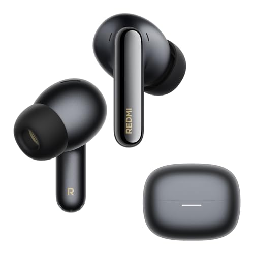 XIAOMI Redmi Buds 8 Pro, True Wireless Bluetooth, cancelación Activa de Ruido de hasta 55 dB, Triple Driver, Sonido Hi Res Hi Fi, Dolby Audio, hasta 33h de autonomía, Bluetooth 5.4, IP54, Negro