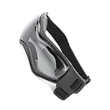 LIXSAZSE 1 ペアペットメガネ折りたたみカジュアル色あせしない無地屋外スキースノーボード動物ゴーグルアイウェア眼鏡, 黒