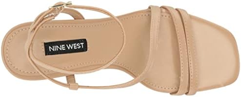 Nine West Women's GEORGA Heeled Sandal, Warm Blush 680, 5 | Image 4