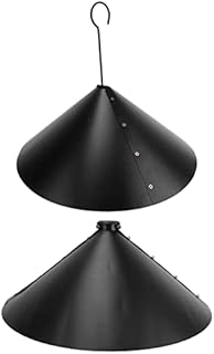 Tnfeeon Squirrel Proof Baffle for Protecting Outside Pole Bird Feeders and Bird Houses Hang Mount Raccoon and Squirrel Guard Stopper for Shepherd Hooks