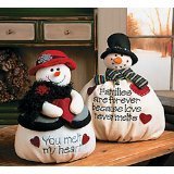 Plush Mr. & Mrs. Softy The Snowman Set