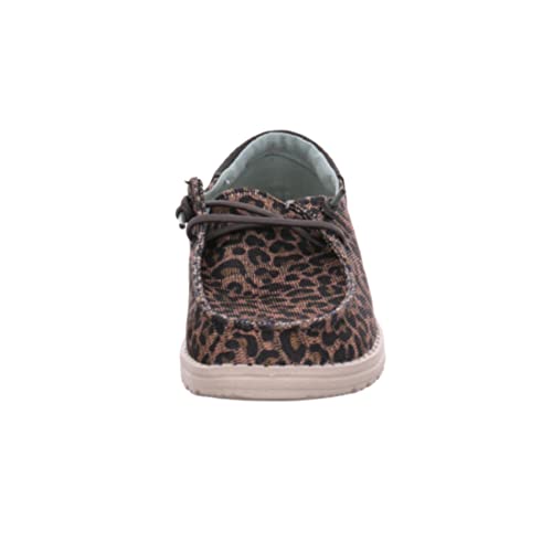 Image of HEYDUDE Women's Wendy Chambray | Women's Shoes | Women's Lace Up Loafers | Comfortable & Light-Weight