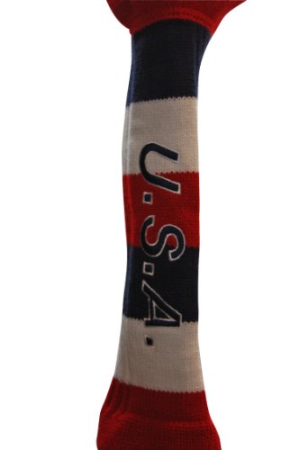Usa Majek #5 Hybrid Golf Pom Pom Knit Rescue Utility Club Head Cover #TOP2
