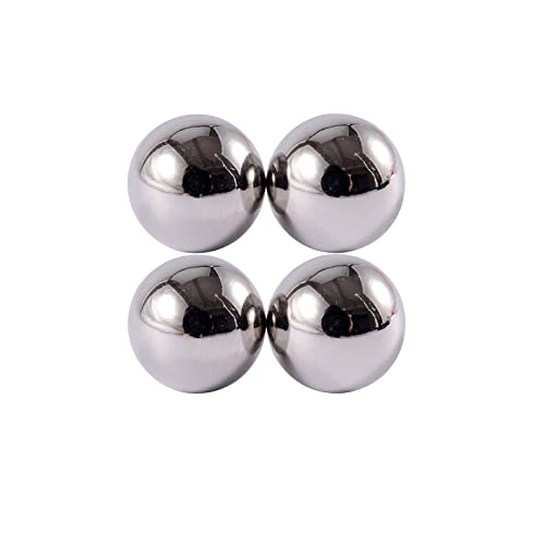 FORUBUS 2Pcs Magnet Balls Nose Studs, Ear Studs, Labret Lip Studs, Stainless Steel Non Piercing Body Jewelry-10mm*4