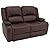 RecPro Charles 58" Powered Double RV Wall Hugger Recliner Sofa RV Loveseat from RecPro