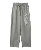 [エックスガール] ラインストーンカーシブロゴスウェットパンツ RHINESTONE CURSIVE LOGO SWEAT PANTS 105254031004 ASH M