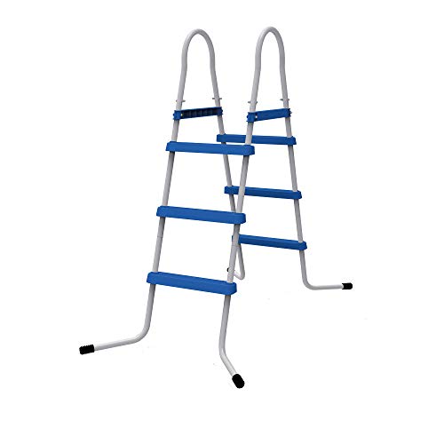 JLeisure Avenli 17811US 15 Foot x 36 Inch 3 to 5 Person Capacity Prompt Set Above Ground Kid Inflatable Outdoor Backyard Swimming Pool, Blue