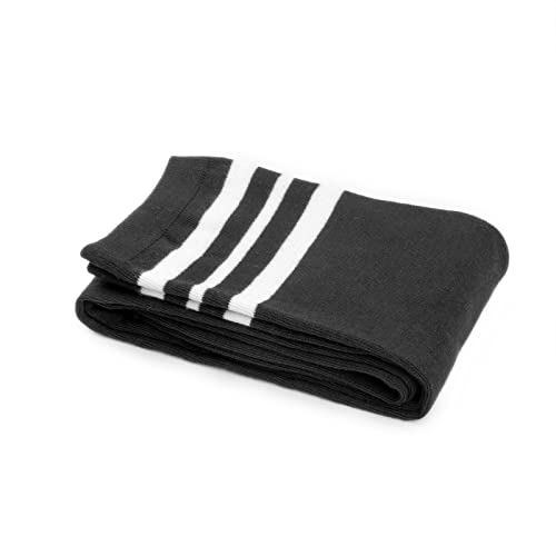 Image of DRESHOW Plus Size Thigh High Socks Striped Over Knee Long Boot Stockings Knee High Tube Socks Leg Warmers for Women