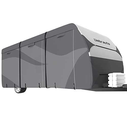 Umbrauto Travel Trailer RV Cover Upgraded Dupont Tyvek Material Waterproof ...