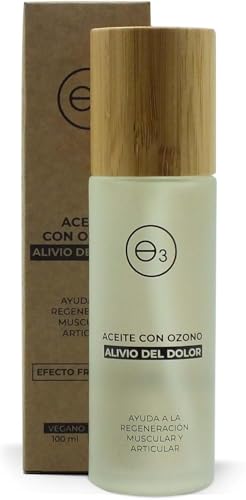 OZONO D'OR – Aceite con Ozono BIO 100% Natural | Alta Potencia Extrafuerte Para el Confor Muscalar en Articulaciones, Músculos, Espalda, Lumbar, Piernas, Rodillas, Cuello, Hombros | Efecto Frío-Calor