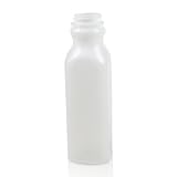 16oz Natural HDPE Plastic Beverage Juice/Dairy Containers - Case of 400