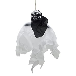 Jagmag® Halloween Horror Hanging Skull Scary Flying Ghost Props Tricky Halloween Hanging Ornament for Haunted House…