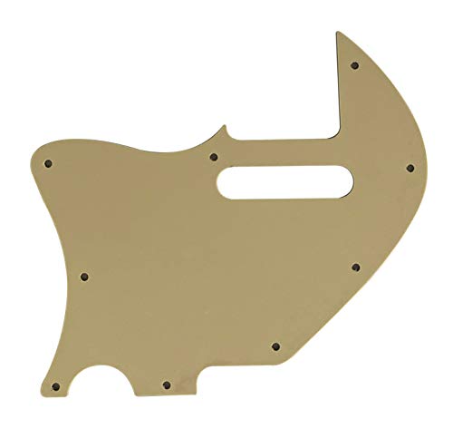 Pour Tele Merle Haggard F Hole Telecaster Thinline Guitare Pickguard 3 plis vintage jaune. - Les Beatles, Paul McCartney, John Lennon, RIngo Starr, George Harrison Pour Tele Merle Haggard F Hole Telecaster Thinline Guitare Pickguard 3 plis vintage jaune. – Image 6