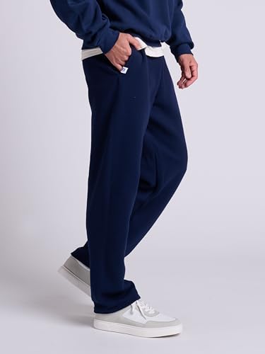 Image of Russell Athletic Men's Dri Power Fleece Open Bottom Sweatpants with Pockets, Relaxed Fit, Moisture Wicking