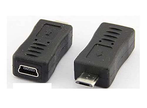 tecnostore® Adaptateur micro USB mâle à Mini USB femelle connecteur Convertisseur Câble PC