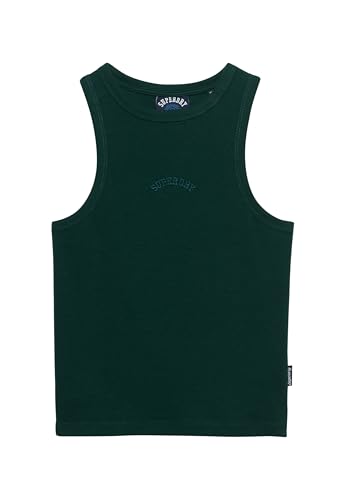 Superdry Essential Logo Racer Vest Débardeur Anti-Déformation pour Silhouette Ajustée