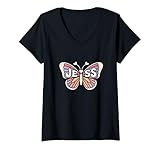 Photo Gallery donna jess butterfly - personalizzato carino nome word art maglietta con collo a v Photo Gallery donna jess butterfly - personalizzato carino nome word art maglietta con collo a v