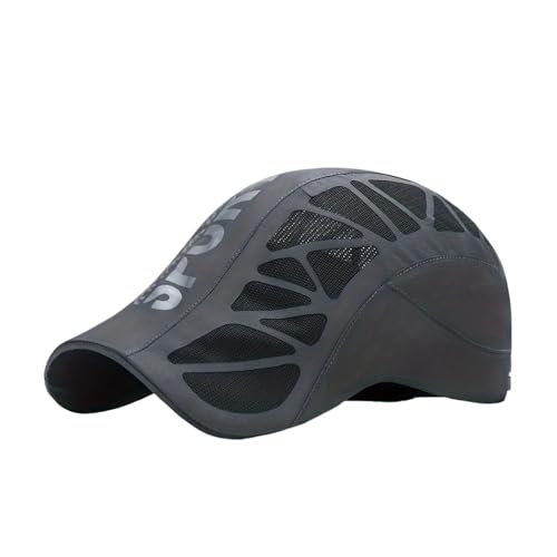 Casquette de baseball en maille respirante pour hommes avec lettres style sportif