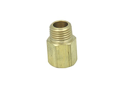 5 Raccordi Adattatori In Ottone Da 1/4'' Femmina A 1/8'' Maschio – BSPP Filettatura Parallela, Per Aria, Acqua E Gas