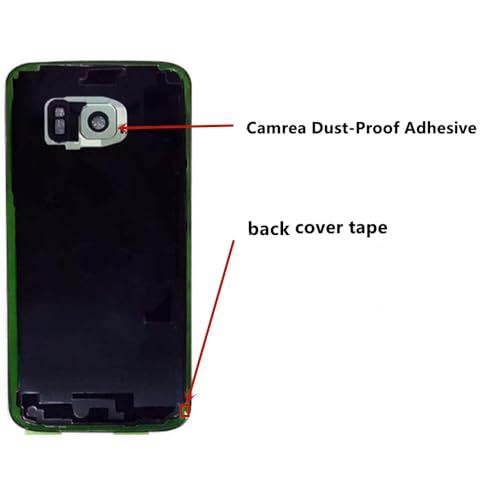 Ffocco Galaxy S7 Back Glass Replacement For Samsung Galaxy S7 G930F G930A G930T G930R G930F G930Fd Back Cover，Battery Back Glass Cover，With Pre-Installed Tape+Camera Lens+Tools  thumb #5