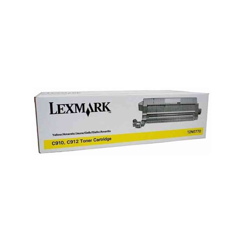 Cartouche de Toner Jaune Lexmark Microplex Solid 29 C Originale 12N0770