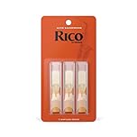 D’Addario Woodwinds - Rico Alto Sax Reeds - Reeds for Alto Saxophone - Alto Saxophone Reeds Crafted for Beginners, Students, Educators - Strength 2.5, 3-Pack