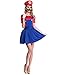 thematys Super Mario Luigi Gorra + Vestido + Barba + Guantes - Conjunto de Vestuario para Mujer Carnaval y Cosplay (S, 150cm-155cm)