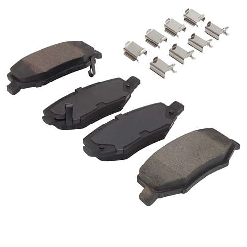 Image of QUALITY-BUILT Rear Ceramic Brake Pads, Premium 1001-1274C, Compatible with 2007-2018 Dodge /Jeep (Liberty,Nitro,Wrangler,Wrangler JK)