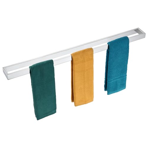Image of KOKOSIRI Towel Holder Chrome Bath Towel Bar Rack 32-Inch Kitchen Holder Polished Stainless Steel for Bathroom Hardware Wall Mounted, 1 Pack B4008CH-L32