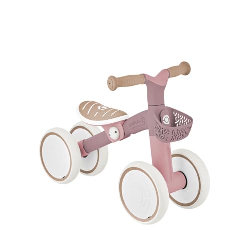 Globber - Porteur Learning Bike ECO - Rose Berry, de 1 à 3 Ans