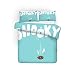 Feriswhell Cartoon Bangtan zestaw pościeli dla chłopców BT21, b-t-s poszewka na kołdrę dla wojska, BT21 poszewka na poduszkę z poszewką na poduszkę (królowa 230 x 239 cm, 15)