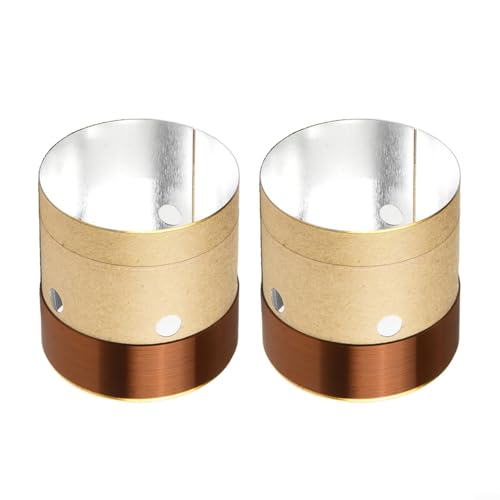 Bobina de voz de alambre de cobre redondo de 2 capas para altavoces de graves, ideal para necesidades de reparación (38.5)
