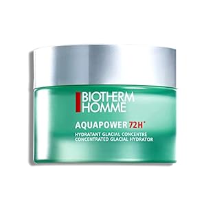 Biotherm Acquapower vochtinbrengende gezichtscrème voor mannen 72H geconcentreerde glaciale hydrator, 50 ml