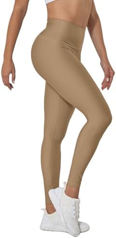 VIPONES Buttery Soft Yoga Leggings for Women High Waisted Elastic Tummy Control Shine Butt Lift Tight Lounge Pants