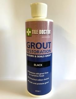 Tile Doctor Grout Restoration Kit Complete with Black Grout Colourant