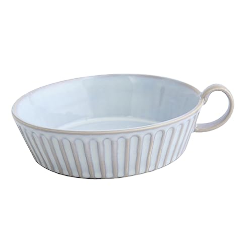 OFFSCH Elegant Pink Ceramic Dinner Plate Salad Bowl Lid Set of 4 Decorative Salad Bowls for Home