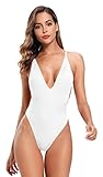 Diseño sin espalda en la parte posterior para traje de baño de una sola pieza, se ve favorecedor y divertido, acentúa tus curvas,agrega atractivo sensual.El traje de baño favorecedor asegura que su apariencia sea perfecta.