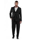 DESIGN ELEGANTE: Completo doppiopetto in viscosa con rever a lancia, taglio relaxed fit per un look moderno e sofisticato