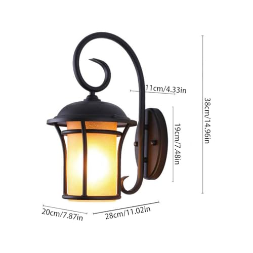 Lanterne Murale Extérieure pour Illuminer Balcon Rétro