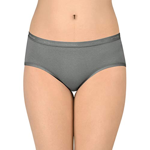 Image of Amante Solid Cotton Low Rise Hipster Panty Pack(Pack of 3)