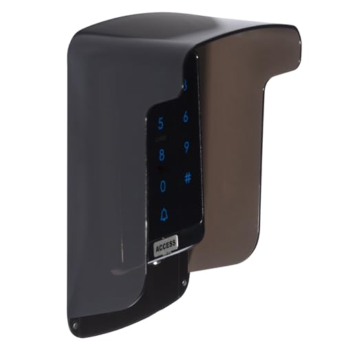 Vidéo Sonnette de Porte avec Protection Contre la Pluie et le Soleil, Sonnette de Porte avec Protection Contre la Pluie, Contrôleur d'Empreinte Digitale,...