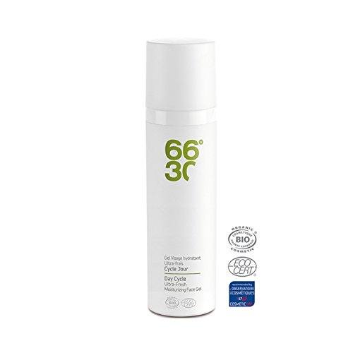 66°30 - Cycle Jour Gel Visage Hydratant Ultra frais - moisturizing gel with hyaluronic acid - 75 ml, 75 ml (Pack of 1)