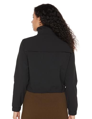 Image of Qube By Fort Collins Women's Faux Fur Regular Winter Puffer Jacket with Collar Stylish, Warm & Lightweight
