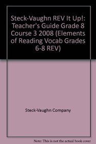Paperback REV It Up!: Teacher's Guide Grade 8 Course 3 2008 Book
