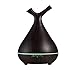 Nawilżacz Aromatyczny dyfuzor 400 ml atomizator ultradźwiękowy olej cichy aromatyczny nawilżacz powietrza-ciemny drewno Nawilżacz mgły (Color : Dark Wood)