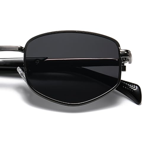 Lunettes de soleil rétro finition métal et verres UV400