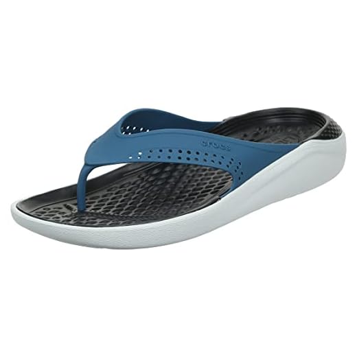 Crocs Literide flipflops för kvinnor, Blå - Levande blå nästan vit - 36.5 EU