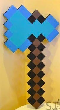Minecraft マインクラフト Foam Diamond Ax フォーム ダイアモンド アックス 斧 並行輸入品 No Bland スポーツ アウトドア Amazon