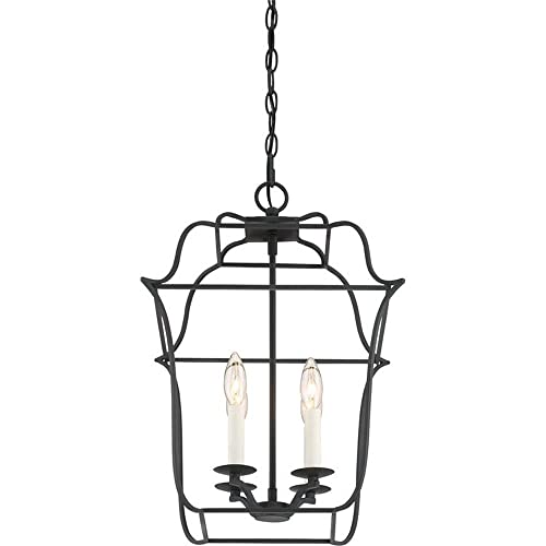 Bailey Street Home Chandelier 4 Light Steel Royal Ebony Transitional Pendant 71-Bel-2289269 #TOP3