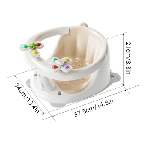 Siège de bain bébé 6 mois et plus chaise de douche multifonction TPE
